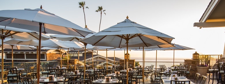 Mosaic Bar & Grill Patio at Montage Laguna Beach